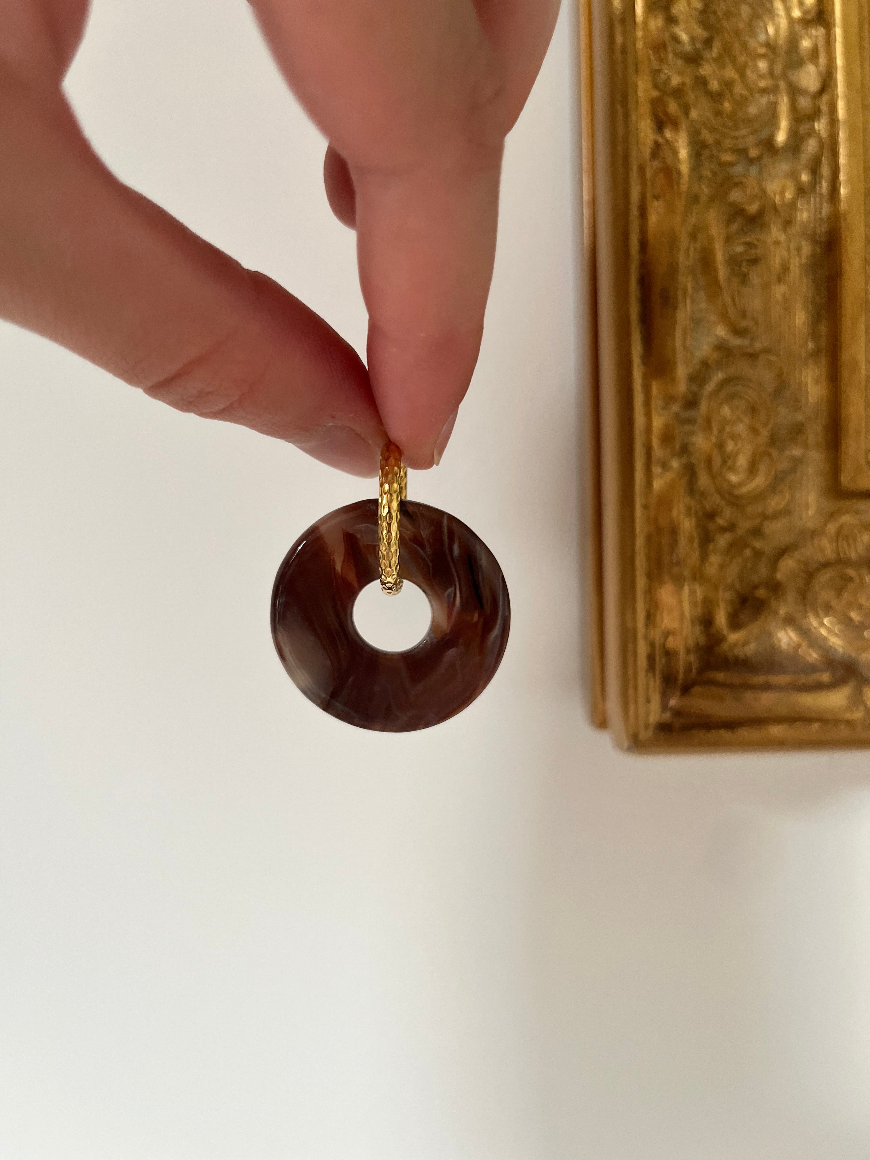 Pampilles donuts - Marron reflets