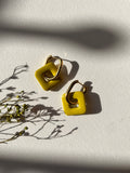 Pampilles carrées - Vert olive
