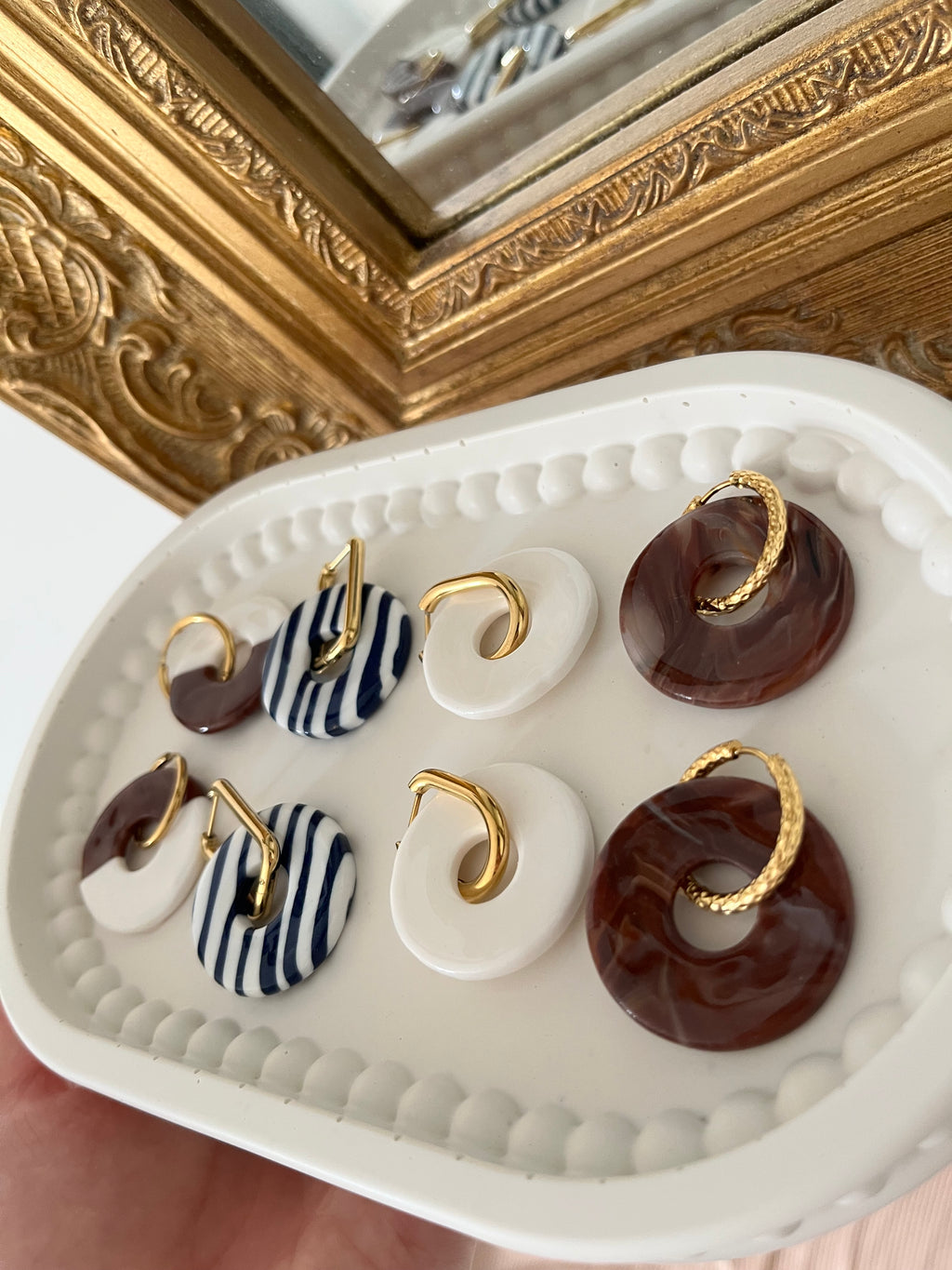 Pampilles donuts - Marron reflets