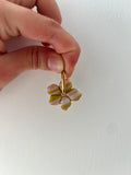 Pampilles fleurs - Rose & vert