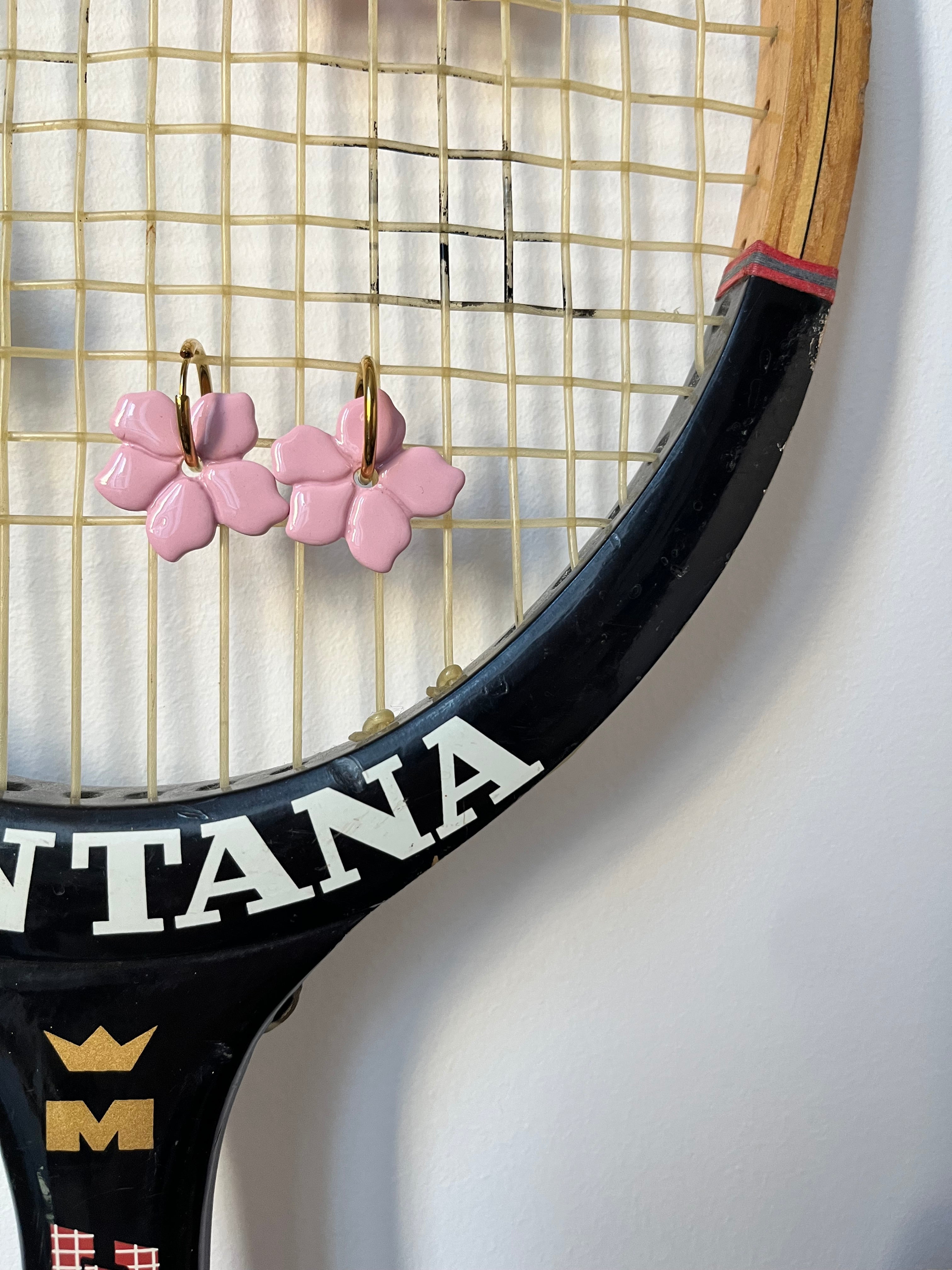 Pampilles fleurs - Rose clair