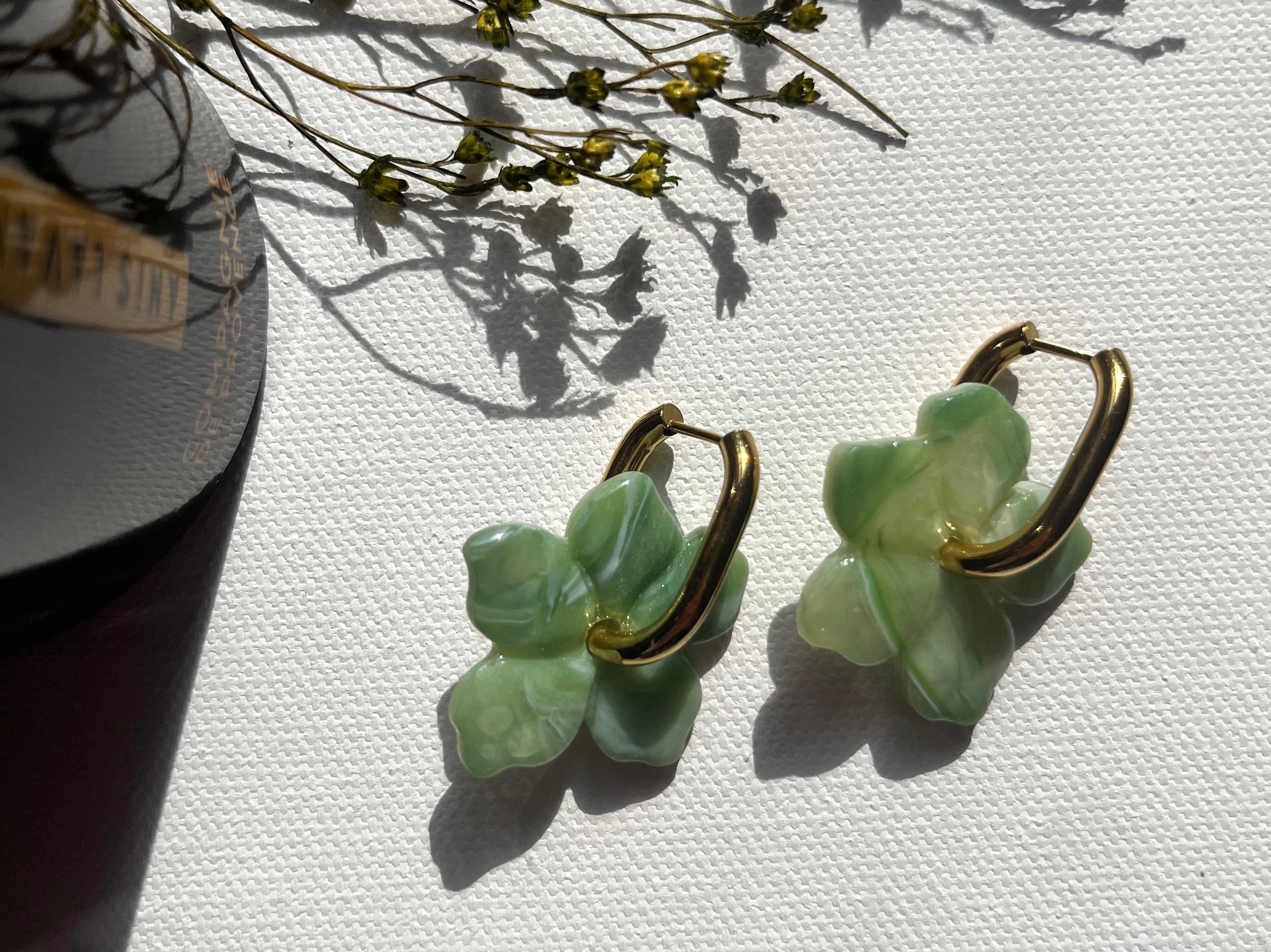 Pampilles fleurs - Vert / Matcha