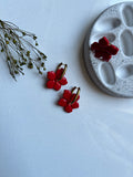 Pampilles fleurs - Rouge