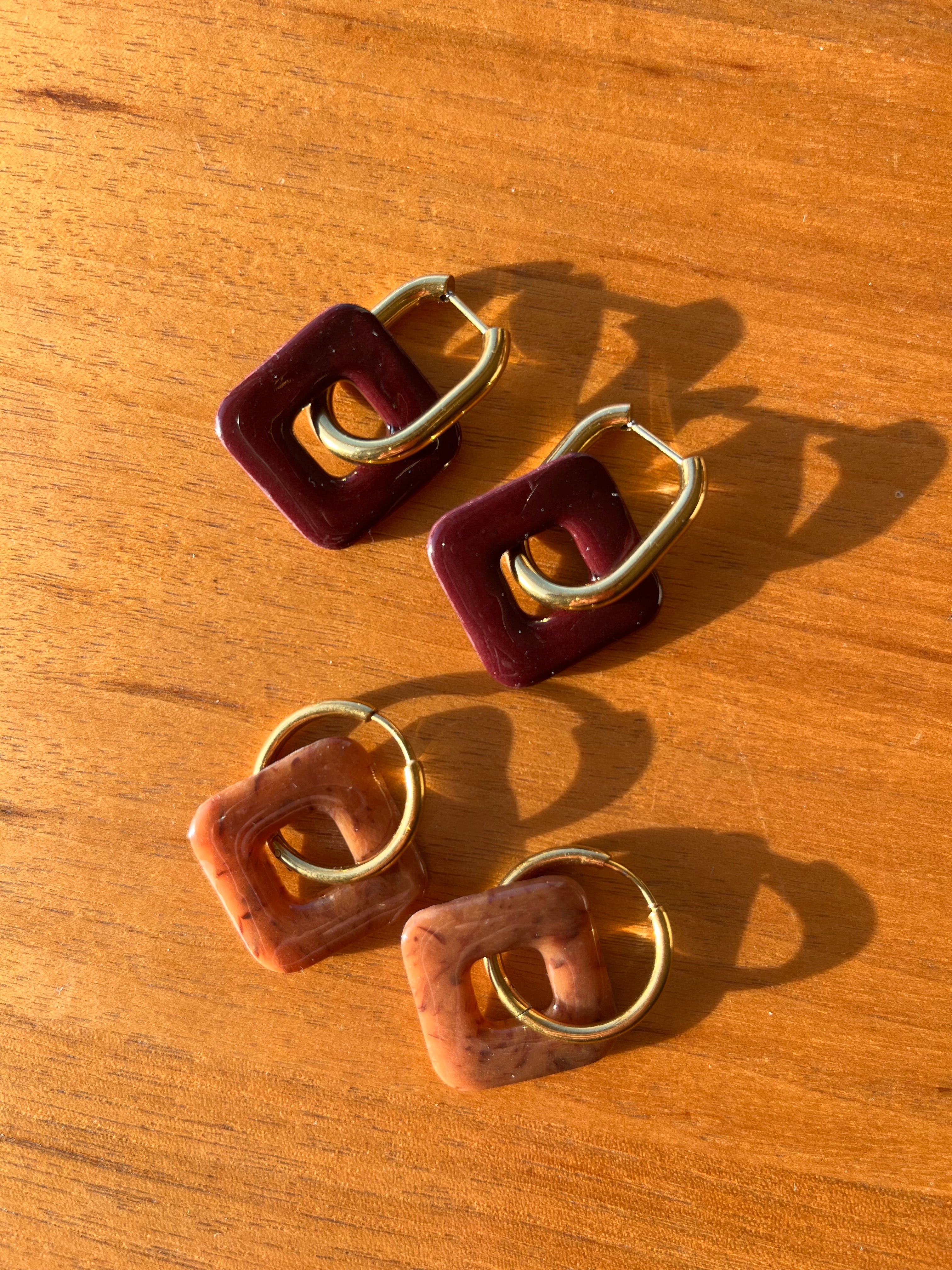 Pampilles carrées - Bordeaux