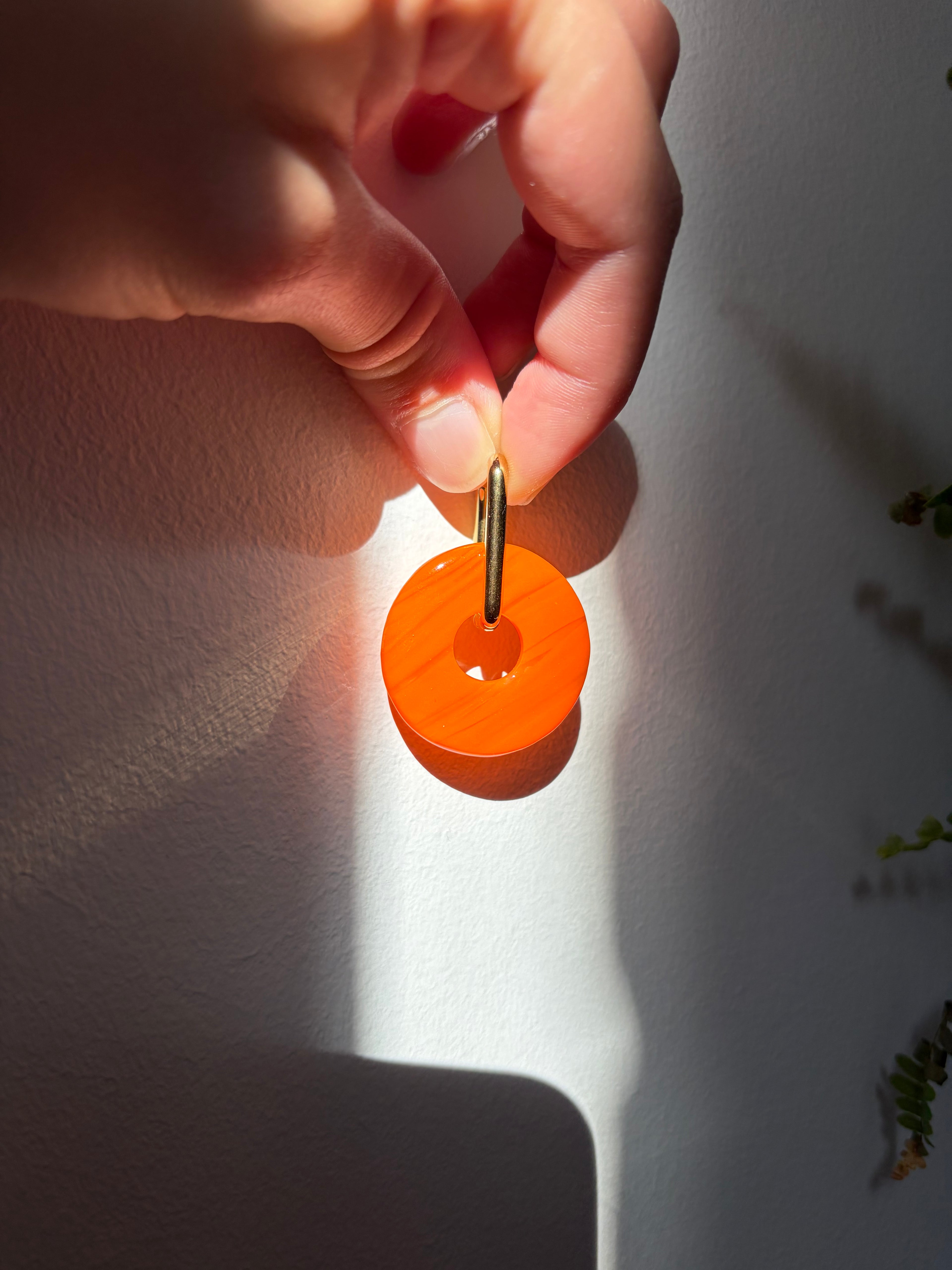 Pampilles donuts - Orange & transparent