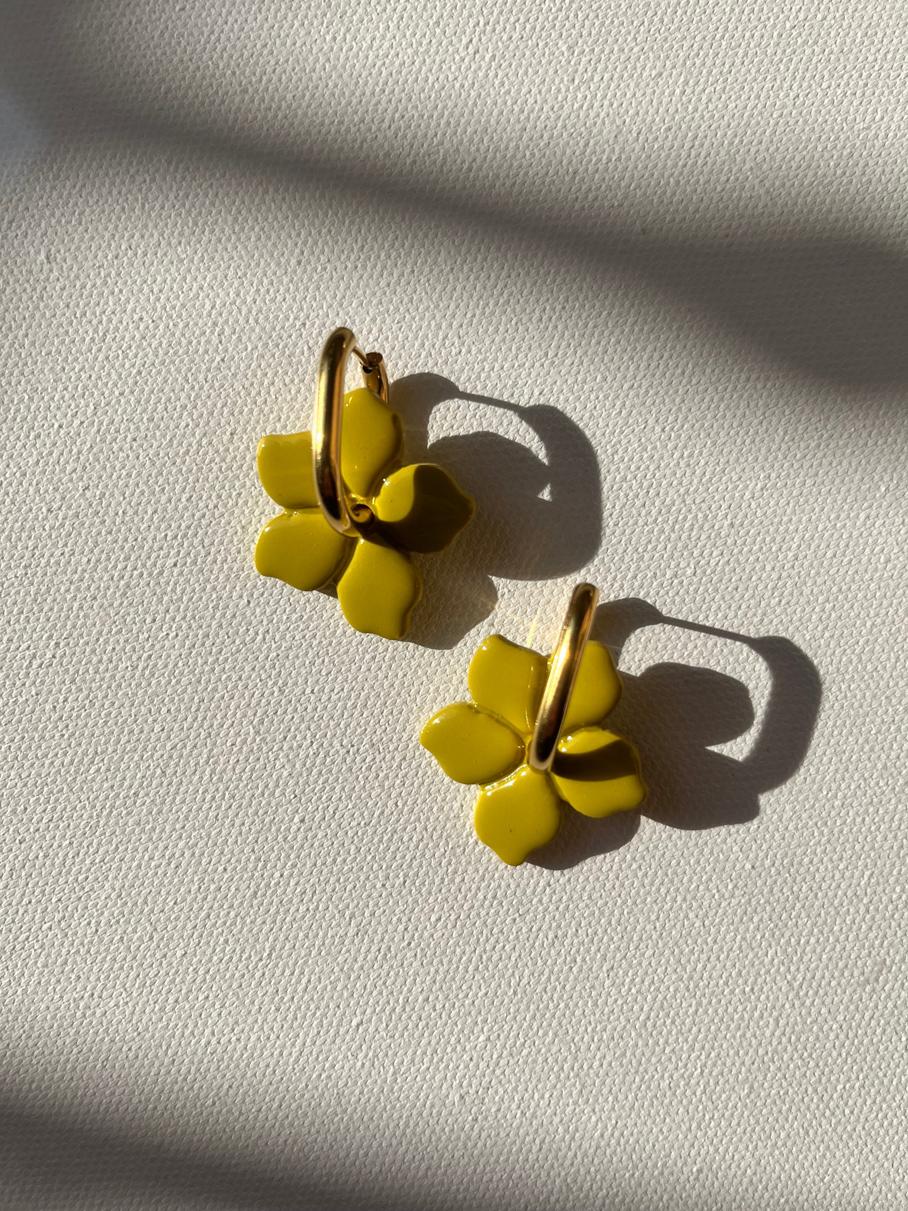 Pampilles fleurs - Vert olive