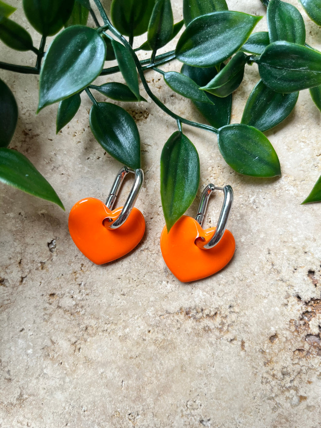 Pampilles cœurs - Orange