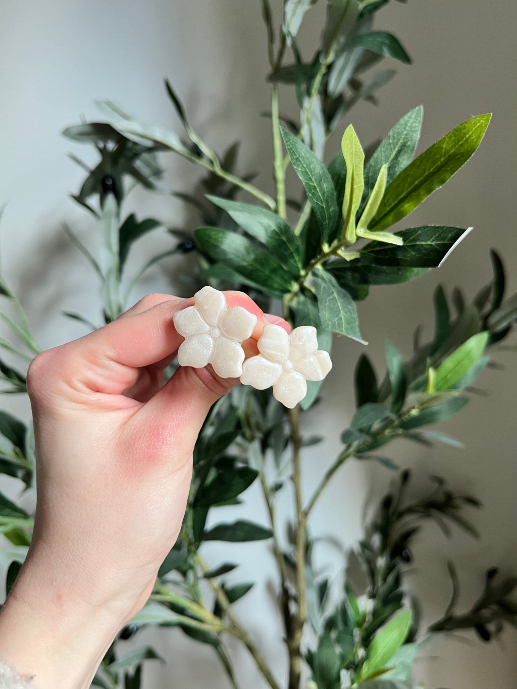 Bague fleur - Nacré