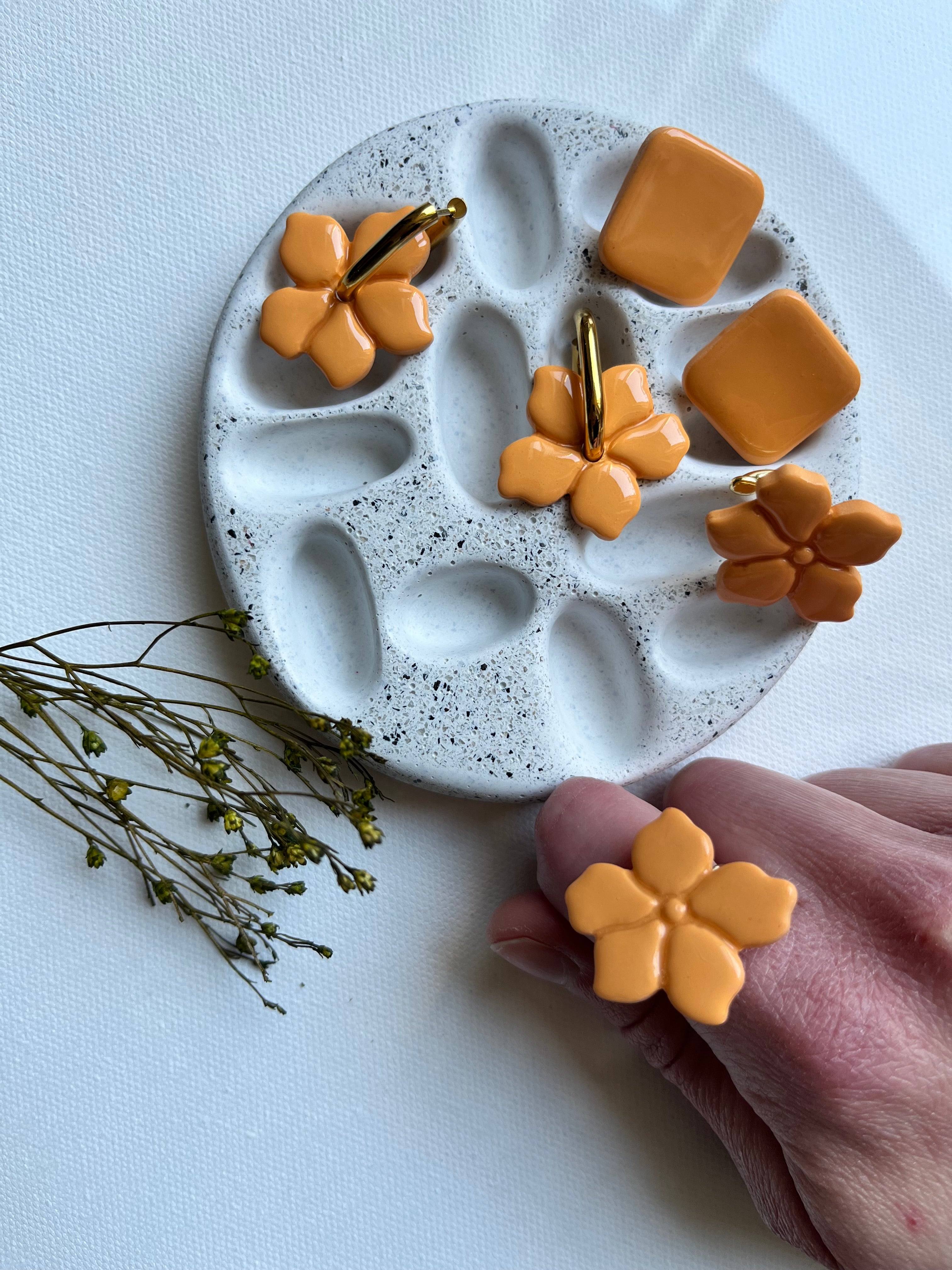 Pampilles fleurs - Abricot