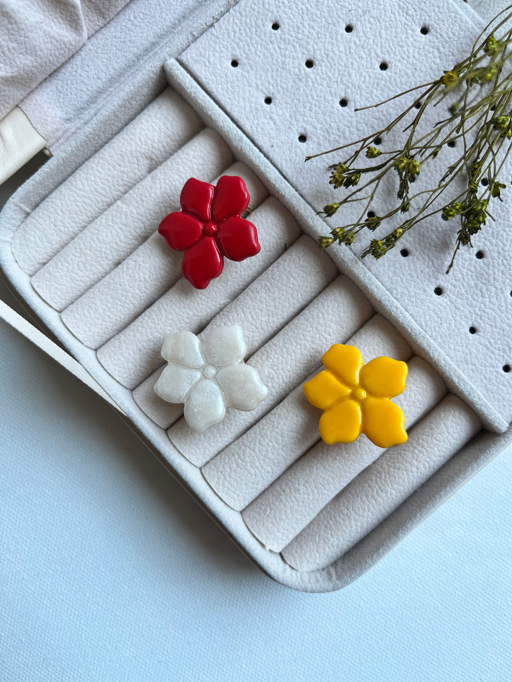 Bague fleur - Jaune soleil