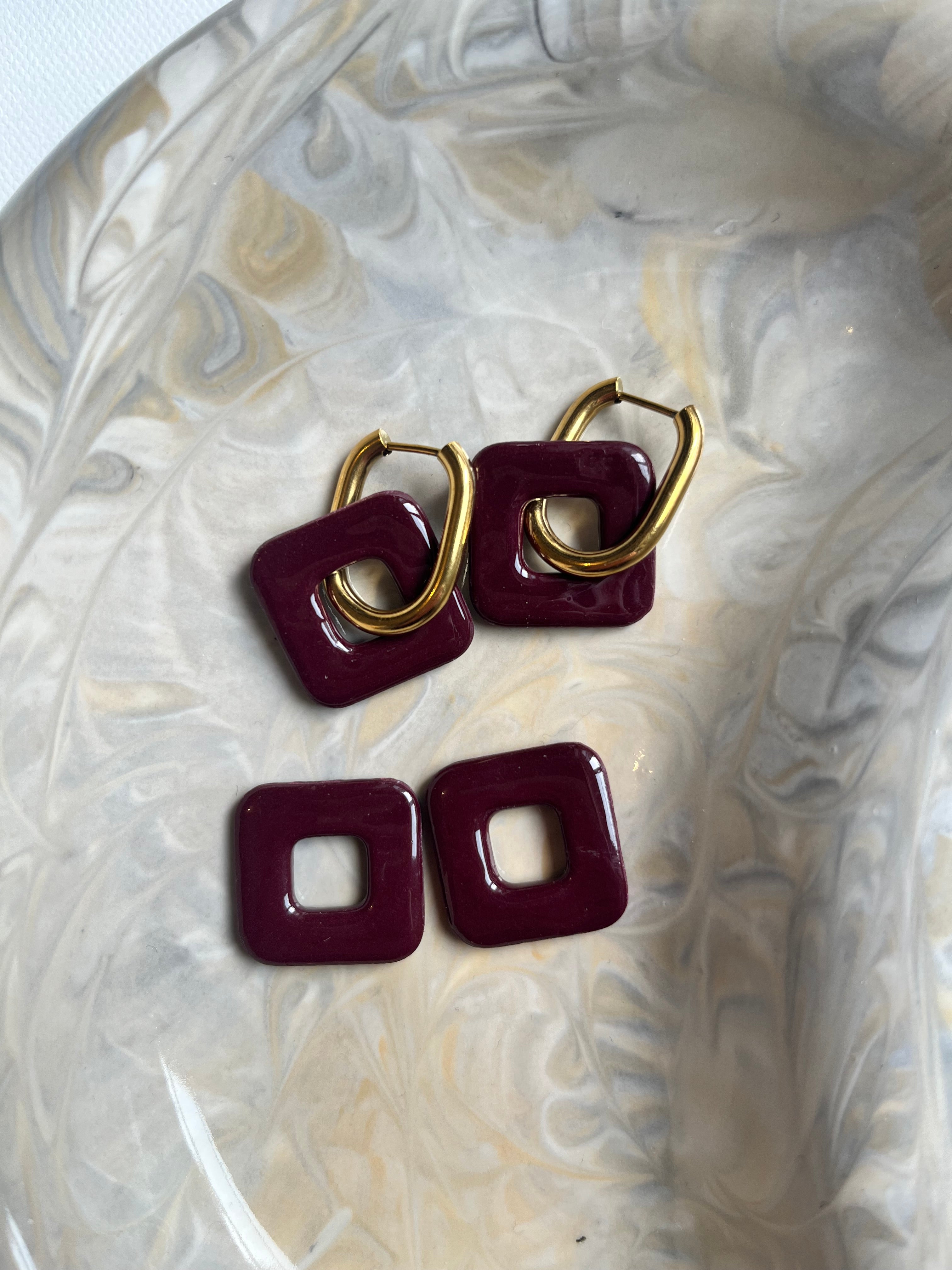 Pampilles carrées - Bordeaux