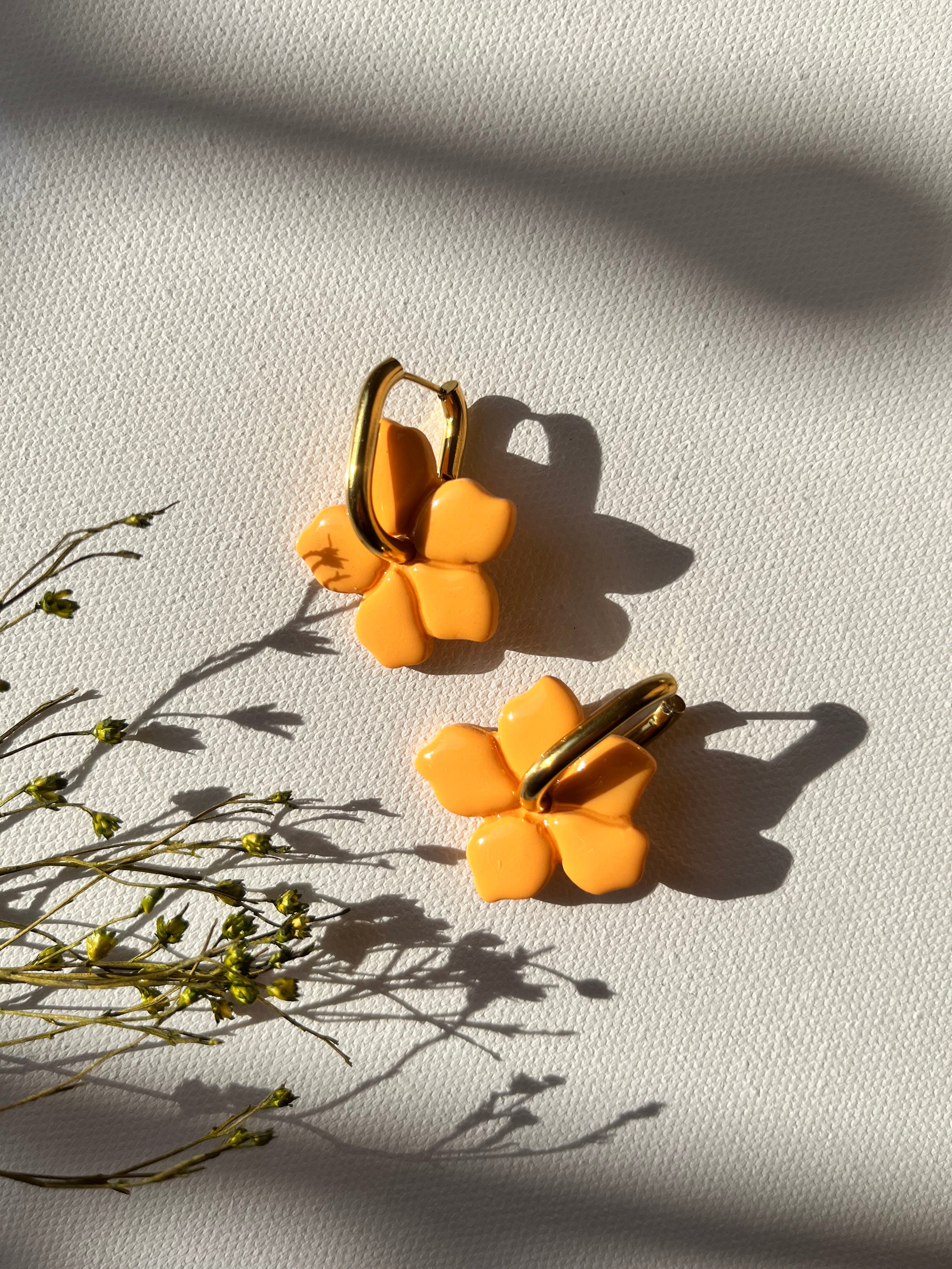 Pampilles fleurs - Abricot