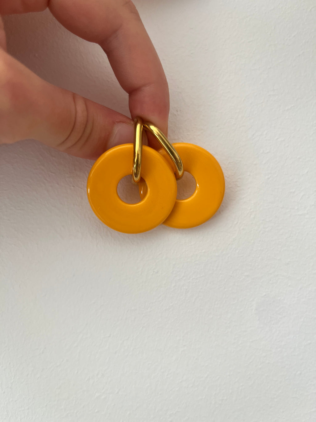 Pampilles donuts - Jaune moutarde