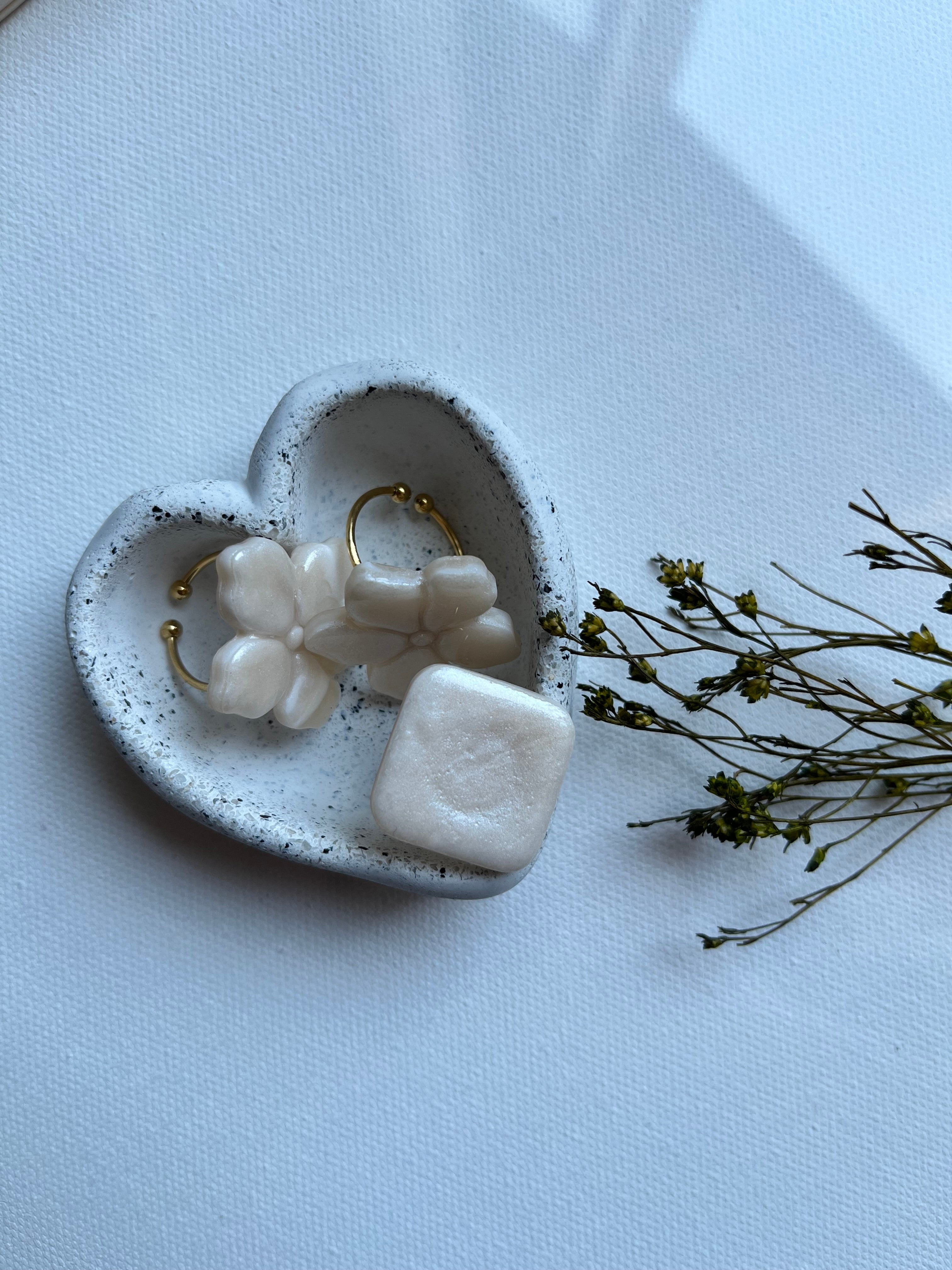 Bague fleur - Nacré