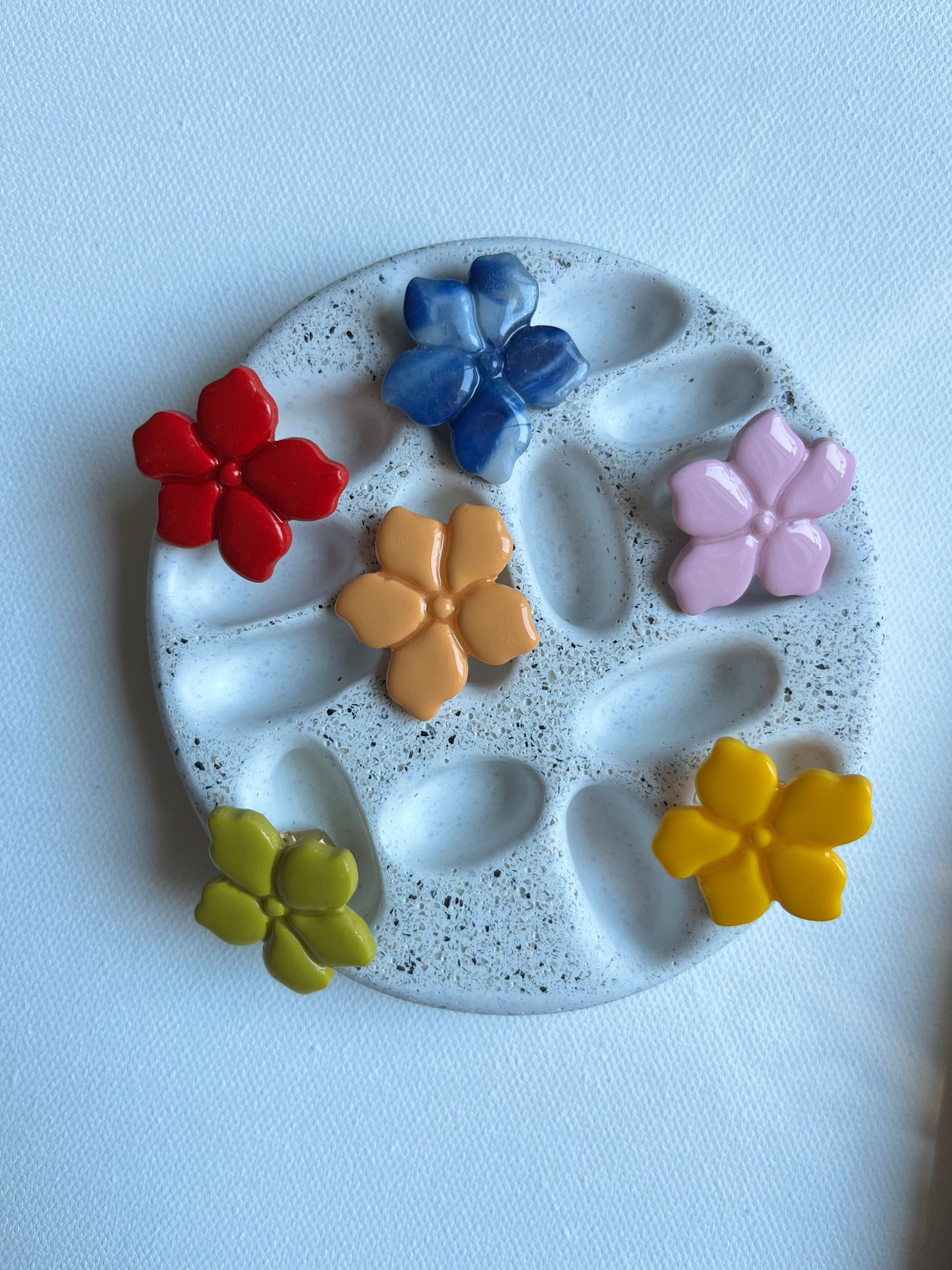 Bague fleur - Abricot