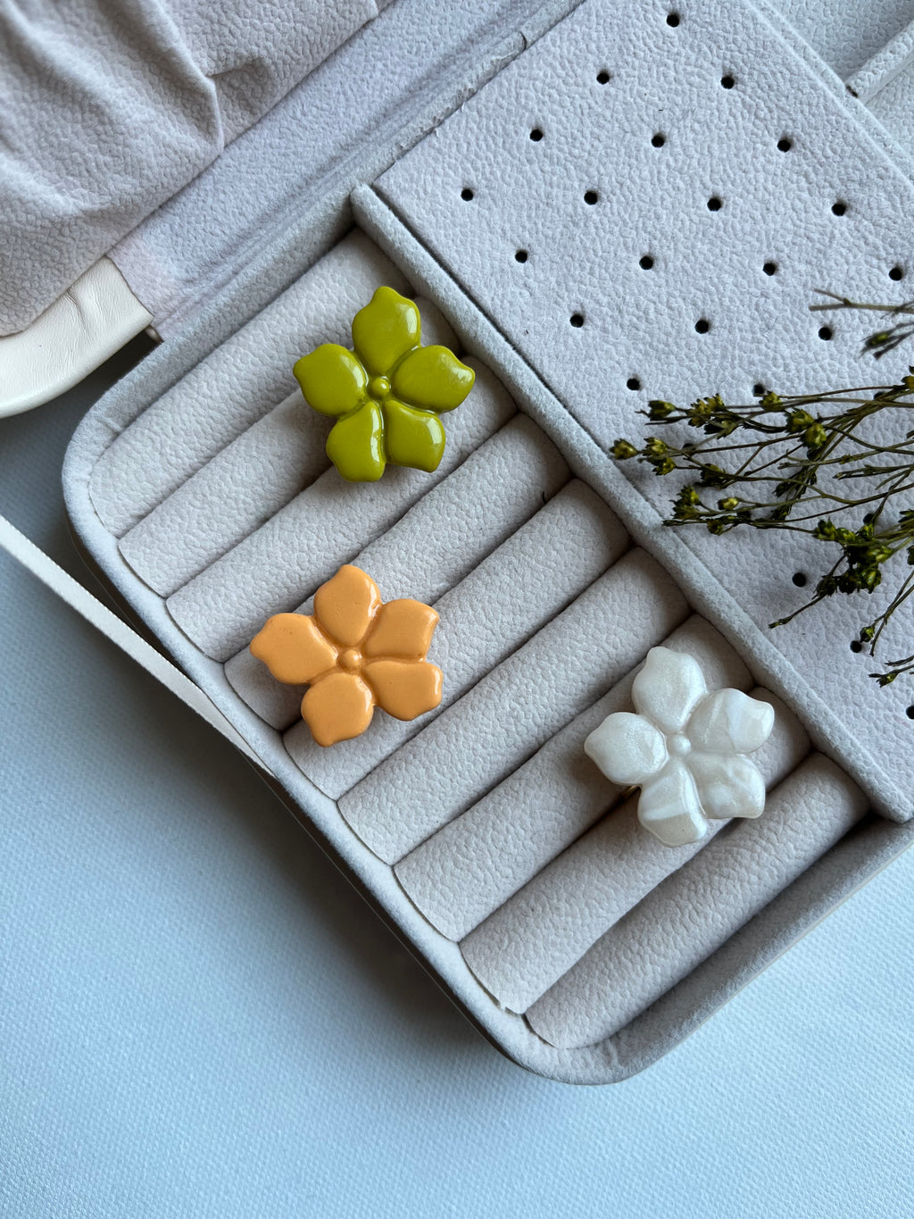 Bague fleur - Abricot